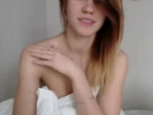 Cute redhead teen morning webcam tease - Avgle Life