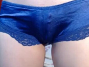 Squirting In Blue Panties