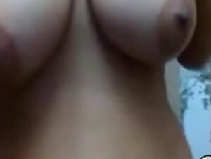 Girl Plays With Tits